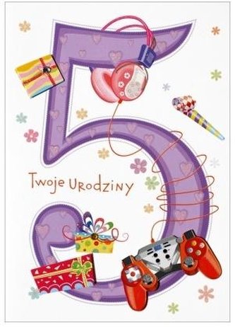 Karnet B6 Twoje urodziny HM-200-995