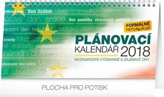 Plánovací kalendář - stolní kalendář 2018
