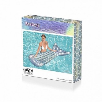 Lehátko nafukovací 193x101cm mořská panna (max.90kg) v krabičce