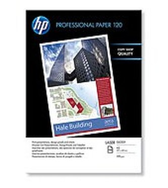 HP Professional Glossy Laser Paper 120 gsm-250 sht/A3/297 x 420 mm,  120 g/m2, CG969A