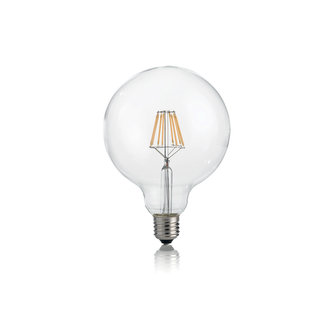 LAMPADINA LED E27 8W GLOBO D95 TRASPARENTE