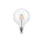 LAMPADINA LED E27 8W GLOBO D95 TRASPARENTE