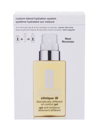 Clinique Clinique ID matující gel Dramatically Different Oil-Control Gel 115 ml + pleťové sérum Active Cartridge Concentrate Uneven Skin Tone 10 ml