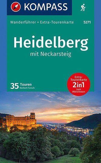 KOMPASS Wanderführer Heidelberg mit Neckarsteig