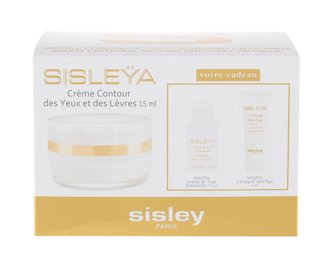 Sisley Sisleya péče o oční okolí a rty 15 ml + pleťové mléko Essential Skin Care 15 ml + pleťové sérum L´Integral 4 ml