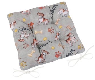 Sedák EMA prošívaný - pejsek - 40 x40 cm, prošívaný