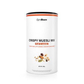 Crispy Muesli Mix - GymBeam - čokoláda oříšky - 420 g