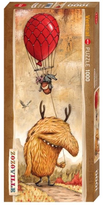 Puzzle 1000 Czerwony Balon, Zozoville