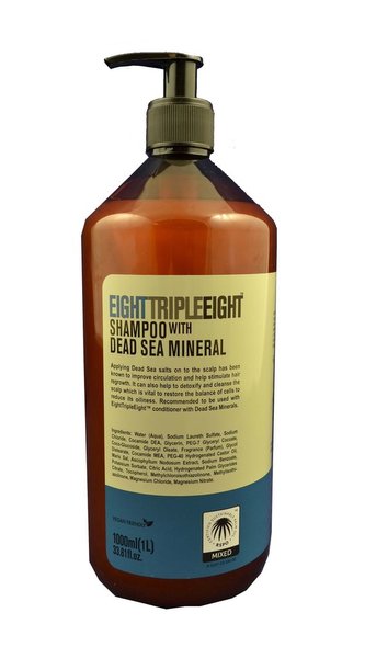 Triple Eight 1000ml šampon Minerály z mrtvého moře -  pumpa