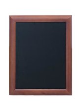 Tabule Securit UNIVERSAL nástěnná na popis křídou 40x50cm, Dark Brown, lakovaná