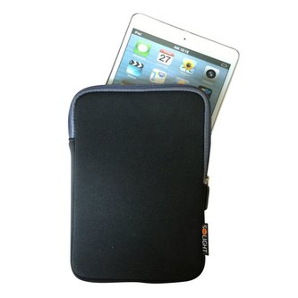 Solight neoprenové pouzdro na tablet, e-čtečku do 8'', nárazuvzdorné polstrování, černé