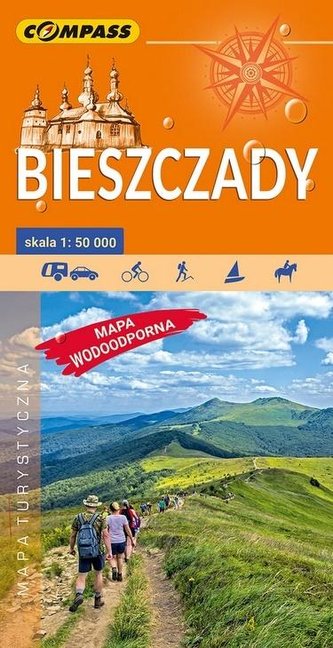 Mapa turystyczna - Bieszczady 1:50 000