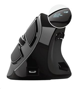 Myš Trust Voxx Rechargeable Ergonomic Wireless Mouse, ergonomická