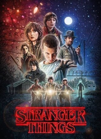 Puzzle 1000 Stranger Things Netflix