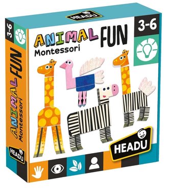 Montessori Zabawne zwierzęta HEADU