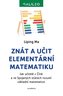 Znát a učit elementární matematiku - Jak učitelé v Číně a ve Spojených státech rozumí základní matematice
