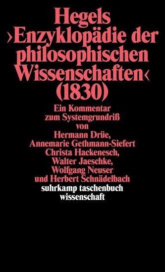 Hegels ' Enzyklopädie der philosophischen Wissenschaften' (1830)