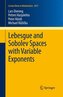 Lebesgue and Sobolev Spaces with Variable Exponents