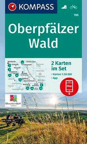 Oberpfälzer Wald 2- teilig. Set 1:50 000