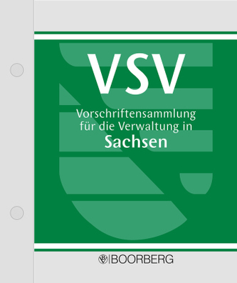 Vorschriftensammlung für die Verwaltung in Sachsen (VSV), 3 Ordner (Pflichtabnahme)