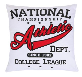 Polštářek RETRO - bílá - 45x45 cm