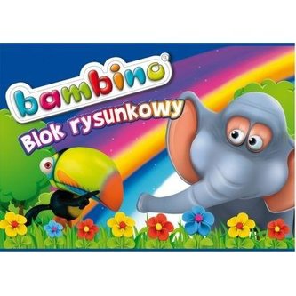 Blok rysunkowy A4/20K (10szt) BAMBINO
