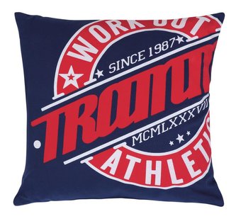 Polštářek RETRO - modrá - 45x45 cm