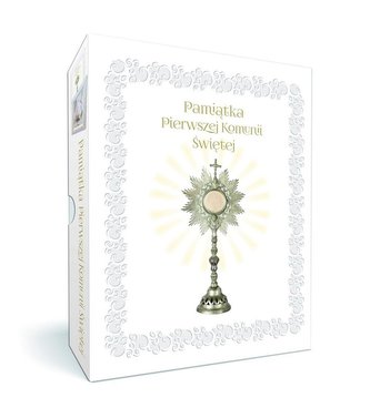 Pakiet: Pamiątka Komunii Świętej z ramką