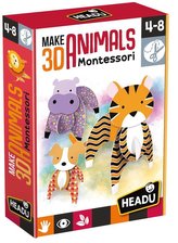 Montessori Stwórz zwierzęta 3D HEADU