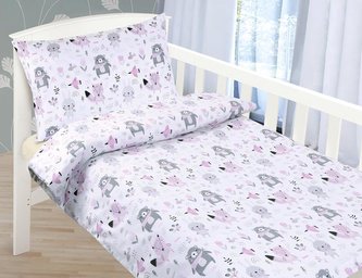 Dětské povlečení bavlna Agáta - zvířátka - 90x135, 45x60