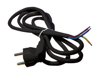 Flexo šňůra PVC 3x1,0mm 2m černá