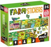 Puzzle Farma z naklejkami HEADU