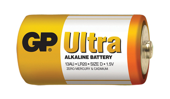 Baterie D (R20) alkalická GP Ultra Alkaline