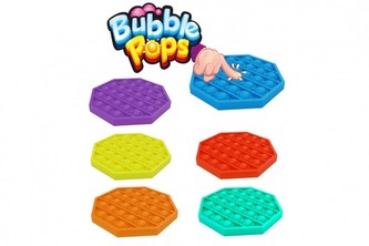 Bubble pops - Praskající bubliny silikon antistresová spol. hra  6 barev 12,5x12,5cm v sáčku Bubble pops - Praskající bubliny silikon antistresová spol. hra  6 barev 12,5x12,5cm v sáčku