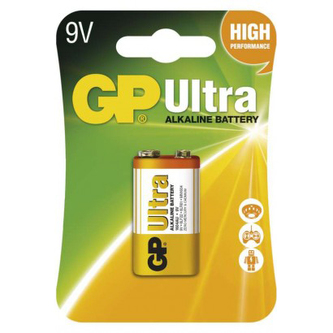Baterie 6F22 (9V) alkalická GP Ultra Alkaline 9V