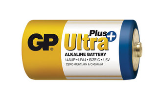 Baterie C (R14) alkalická GP Ultra Plus Alkaline