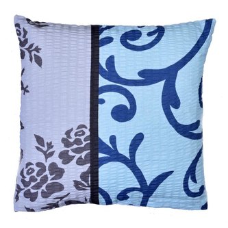 Povláček krepový - tyrkysový orient - 40x40cm