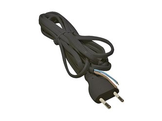 Flexo šňůra PVC 2x0,75mm 5m černá