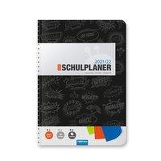 Trötsch Schulplaner Schwarz 2021/2022