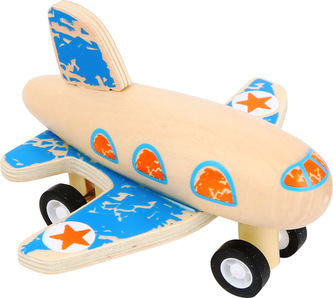 Small Foot Dřevěné letadlo modré