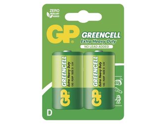 Baterie D (R20) Zn-Cl GP Greencell  2ks