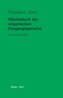Wörterbuch der ungarischen Umgangssprache