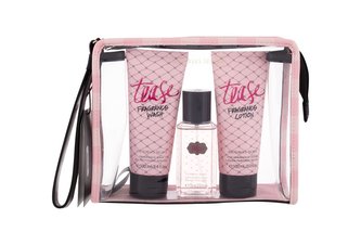 Victoria´s Secret Tease vyživující tělový spray 75 ml + tělové mléko 100 ml + sprchový gel 100 ml + kosmetická taštička