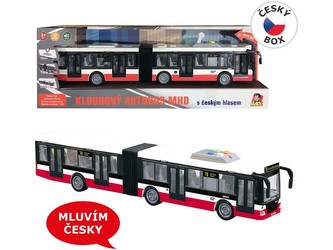 Autobus na nakrętkę 44 cm, mówi po czesku, zapowiada przystanki, CZ design
