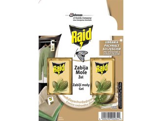 RAID proti molům s vůní cedru 2ks RAID proti molům s vůní cedru 2ks