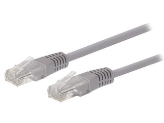 Kabel UTP 1x RJ45 - 1x RJ45 Cat5e 2m GREY VALUELINE VLCT85000E20