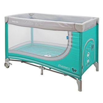 Dětská cestovní postýlka Baby Mix Medvídek modrý