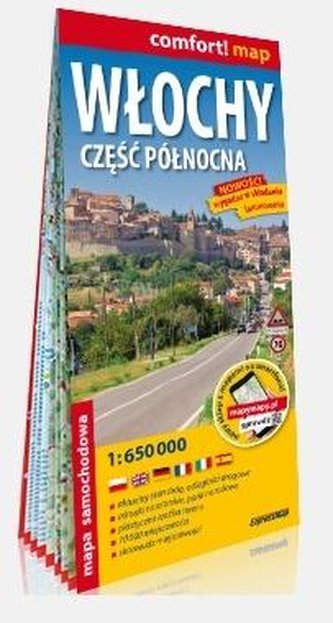 Comfort! map Włochy część północna 1:650 000