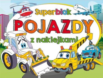 Superblok z naklejkami. Pojazdy