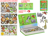 Magnetická kniha \"Zvířátka\" v sáčku